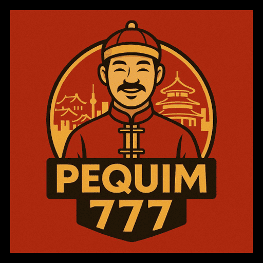 Imagem promocional da PEQUIM777 mostrando a plataforma e suas vantagens